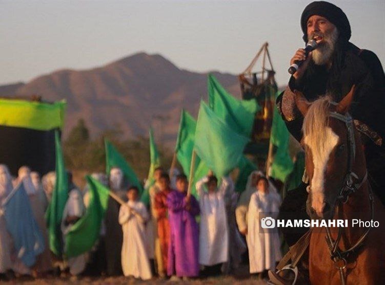 نمایش واقعه غدیر در روستای ملی تعزیه + تصاویر