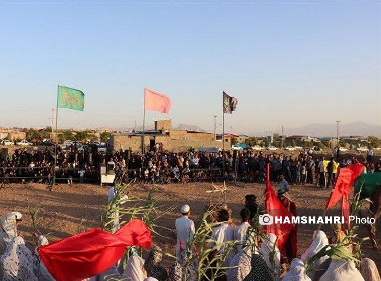 نمایش واقعه غدیر در روستای ملی تعزیه + تصاویر