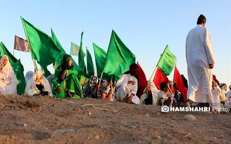 نمایش واقعه غدیر در روستای ملی تعزیه + تصاویر