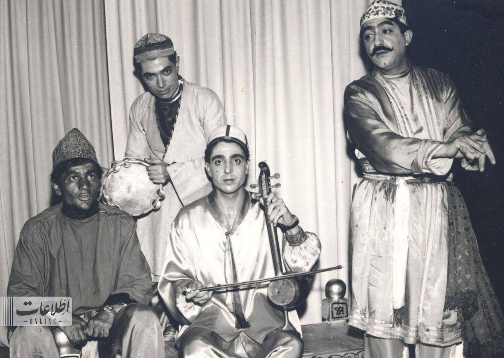 تصویر دیده نشده از انتظامی بر روی صحنه تئاتر سنگلج! | عکس