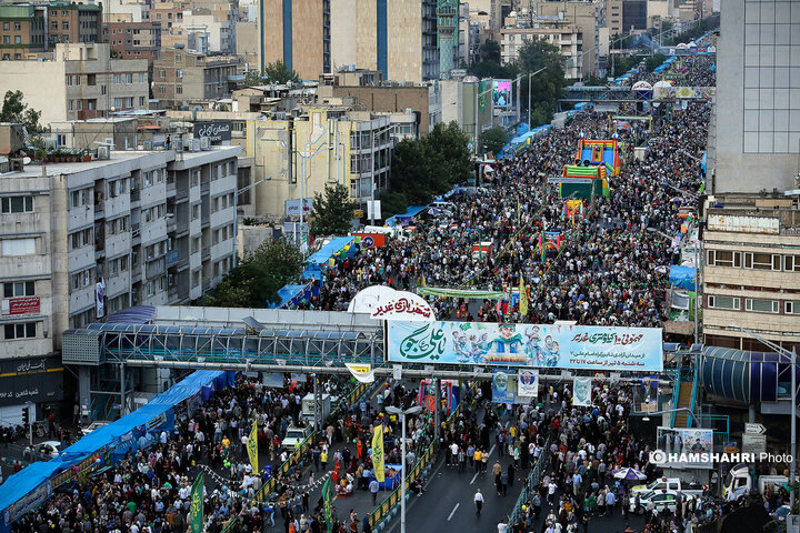 تصاویر حضور پرشور مردم تهران در مهمانی غدیر- 1