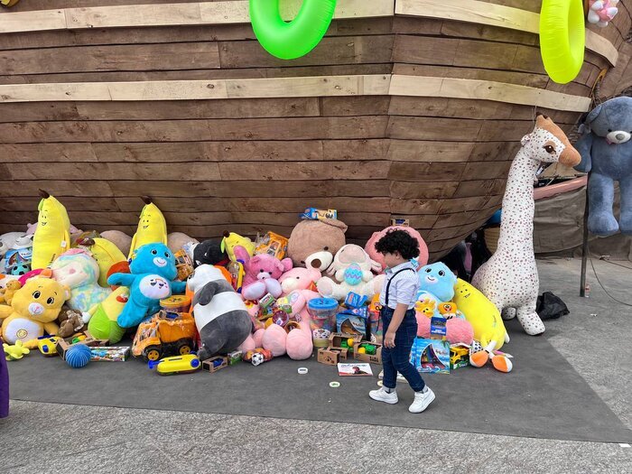 یک یاعلی یا ایران قوی | گزارشی تصویری از مهمانی ۱۰ کیلومتری غدیر