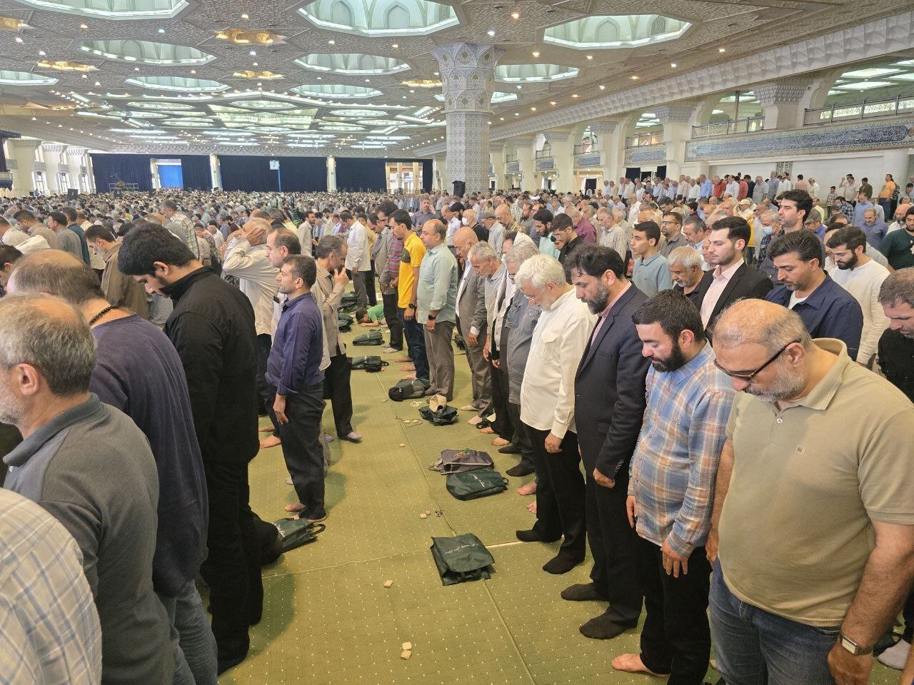 حضور سعید جلیلی در نماز جمعه تهران 