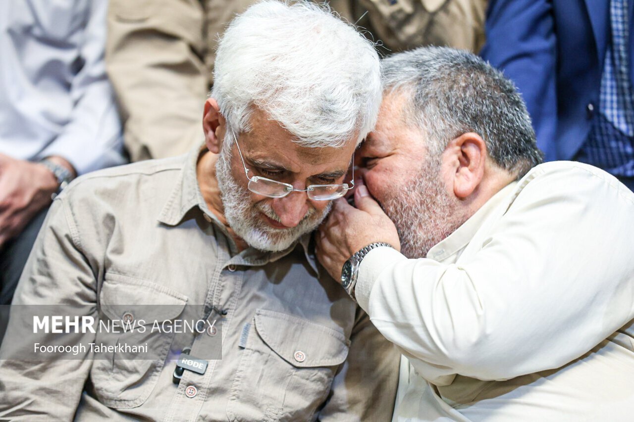 دیدار سعید جلیلی با ورزشکاران در زورخانه شهدای کن | ویدئو و عکس