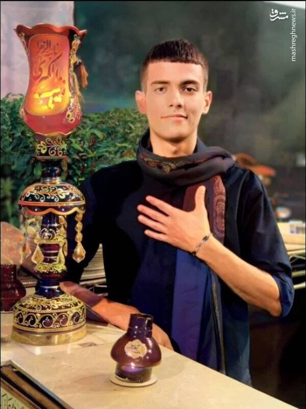 عکس سرباز جوانی که در مرزبانی جکیگور شهید شد