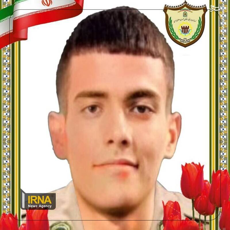 عکس سرباز جوانی که در مرزبانی جکیگور شهید شد