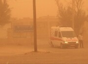 وضعیت بحرانی در سیستان و بلوچستان | طوفان گرد و خاک ۶۲۰ نفر را راهی بیمارستان کرد | مصدومیت ۱۶ نفر در تصادفات به علت کاهش دید
