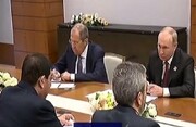 دیدار مخبر با پوتین در حاشیه اجلاس شانگهای | ویدئو