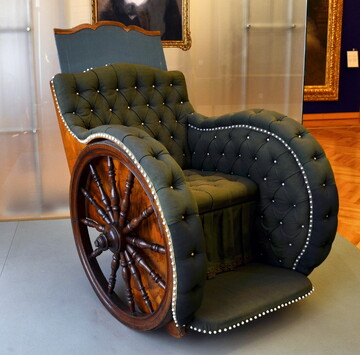 لوکس ترین صندلی چرخدار دنیا متعلق به چه کسی است؟