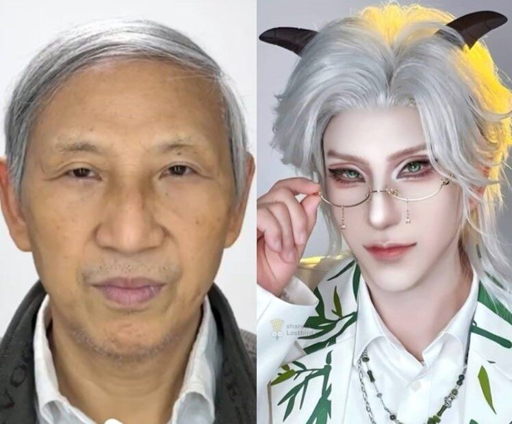 جادوی آرایش در چین | چطور پدر بزرگ شخصیت انیمه شد؟ | ببینید