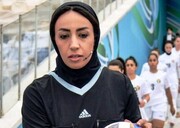 اتفاق تاریخی برای داور زن ایرانی؛ قضاوت بین‌المللی در بازی مردان + عکس