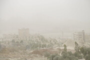 تصاویری از آلودگی شدید هوای این استان که منجر به تعطیلی ادارات شد