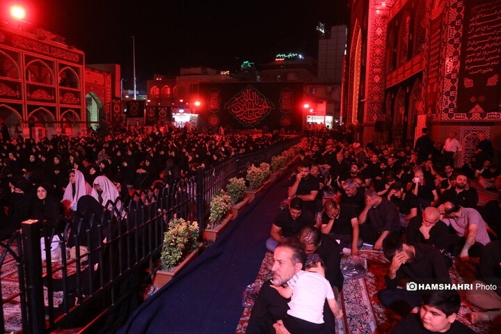 مراسم عزاداری شب دوم محرم در امامزاده صالح(ع)