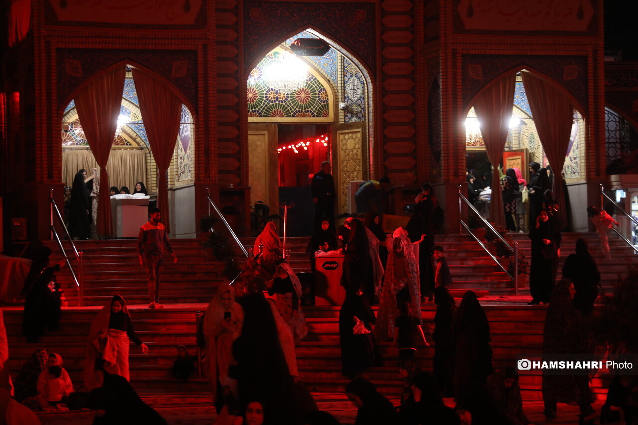 مراسم عزاداری شب دوم محرم در امامزاده صالح(ع)
