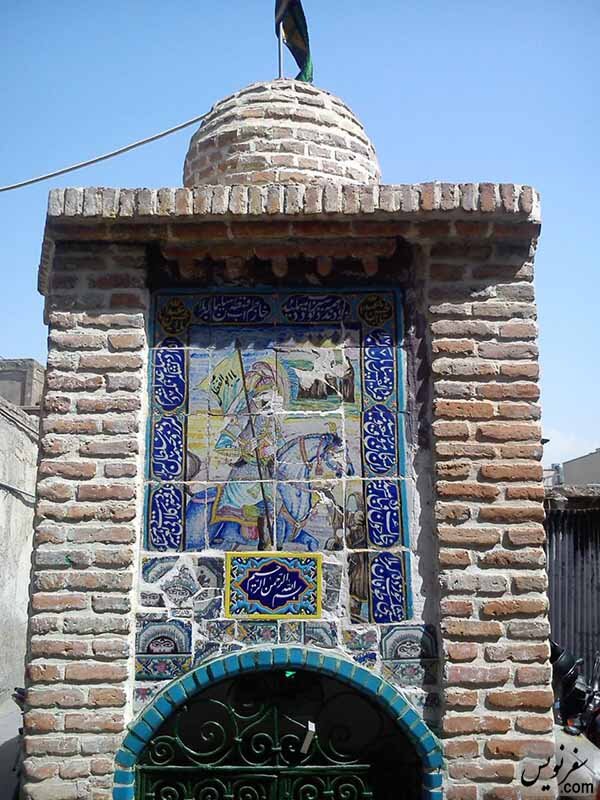 نخستین سقاخانه مصور تهران با تمثال سقای کربلا