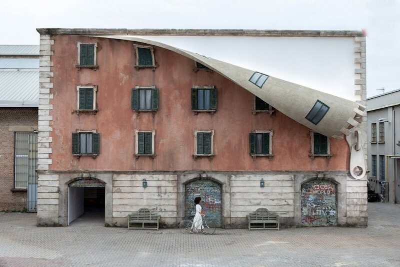 تصاویری از ساختمان هایی عجیب و هنرمندانه از یک معمار خلاق | چیزی که چشم می بیند را باور کنیم؟