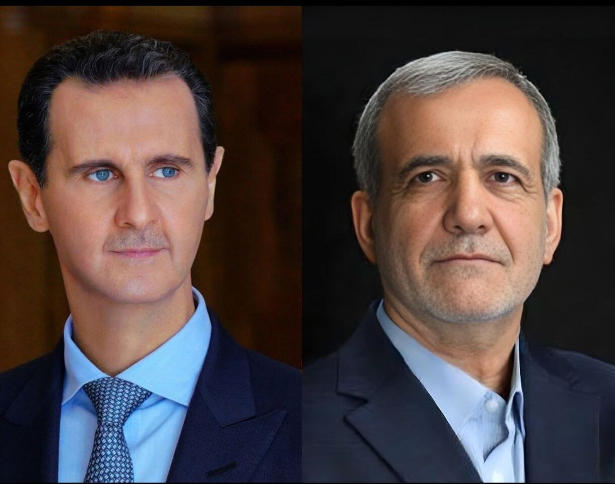 بشار اسد با پزشکیان