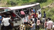 تصادف مرگبار اتوبوس و تانکر حمل شیر در هند |  ۱۸ نفر کشته شدند