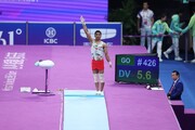 تمرین نماینده ژیمناستیک ایران در المپیک در حضور وزیر ورزش + ویدئو | واکنش کیومرث هاشمی