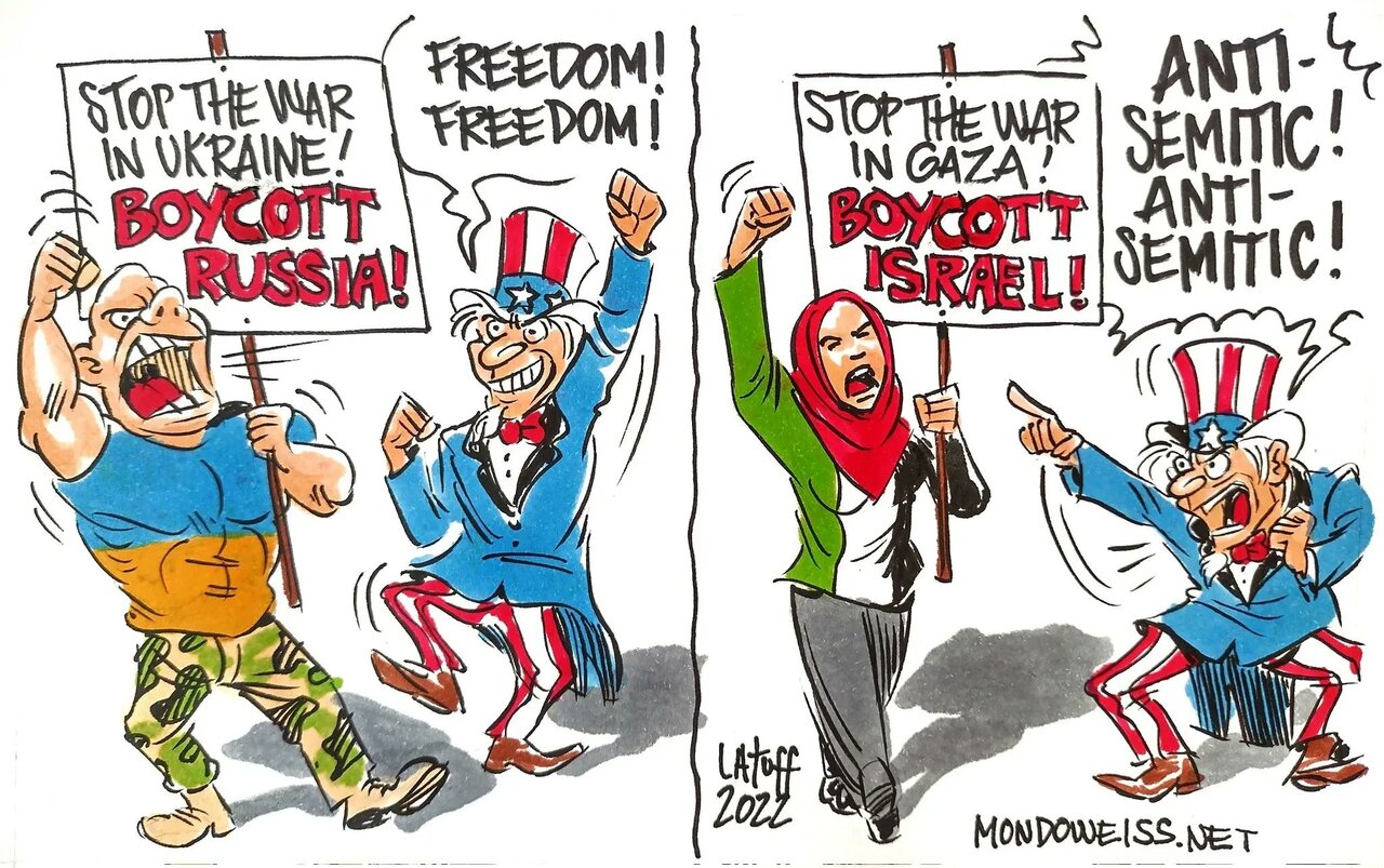 روایتگری دوگانه غرب در ماجرای اوکراین و فلسطین