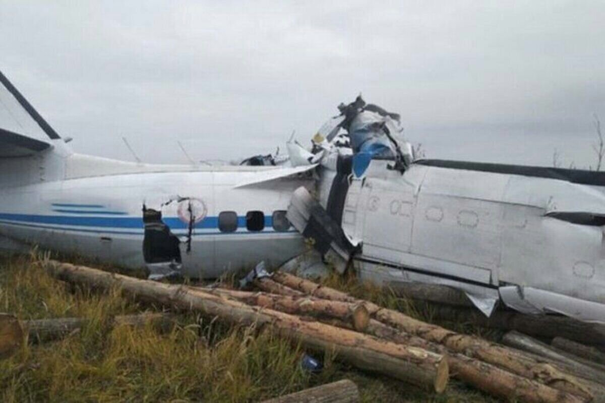 سقوط هواپیمای مسافربری روسیه