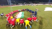 سجده شکر اعضای تیم ملی جوانان ایران پس از قهرمانی در کافا ۲۰۲۴ | ویدئو