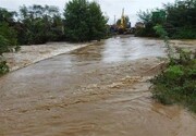 سیلاب در منطقه بینالود | ویدئو