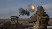 لحظه هدف قرار دادن یک قطار مملو از تجهیزات نظامی اوکراینی توسط روس ها | ویدئو