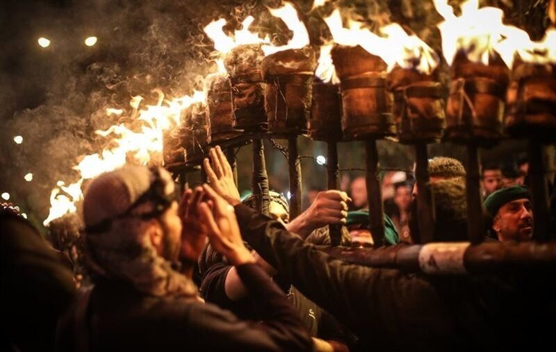 آیین های عزاداری محرم در استان ها | مشعل گردانی بهبهانی ها + فیلم