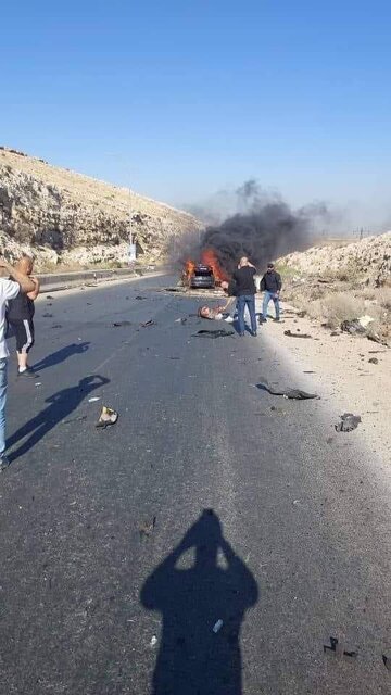 حمله پهپادی اسرائیل به یک خودرو در مرز سوریه و لبنان + عکس | ۲ نفر به شهادت رسیدند