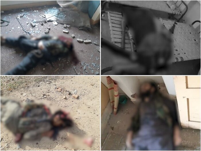 تصاویر حمله تروریستی به پادگان ارتش در پاکستان؛ ۸ نظامی و ۱۰ مهاجم کشته شدند