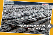 واردات خودروهای کارکرده برای همه آزاد شد