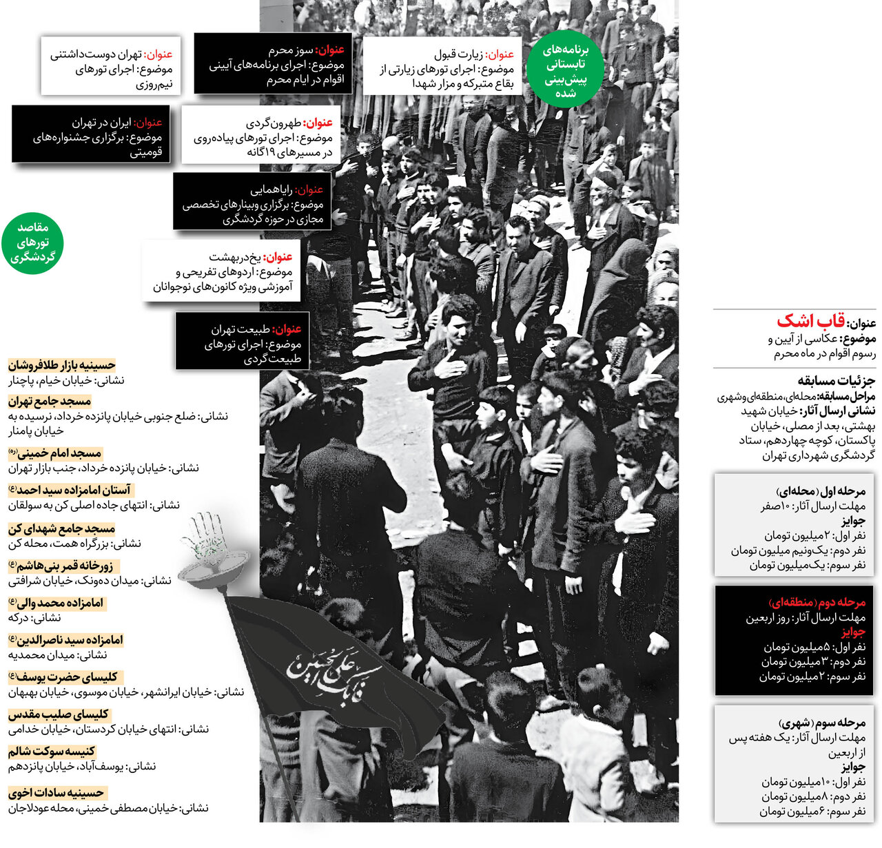 غنی سازی فراغت با رنگ و بوی محرم | جزئیات برنامه های تابستانی اعلام شد