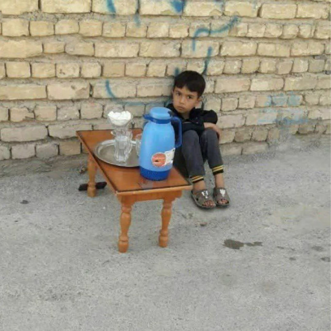 موکب پذیراییِ بیریای کودک مشهدی | عکس