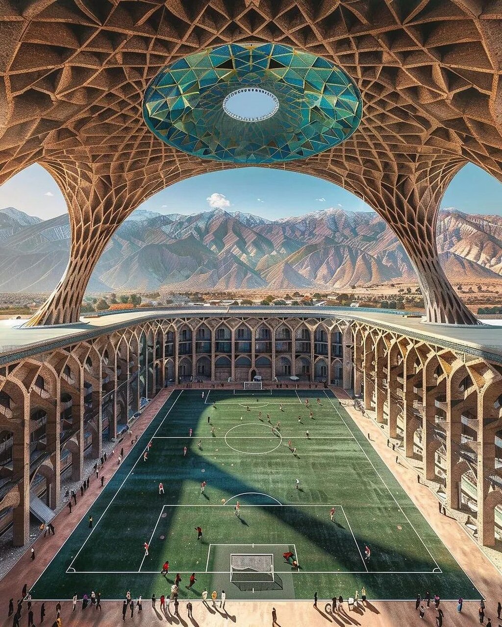 زیباترین تصاویر به روایت هوش مصنوعی از ایران المپیکی | ببینید