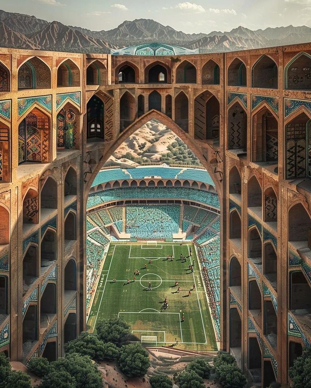 زیباترین تصاویر به روایت هوش مصنوعی از ایران المپیکی | ببینید