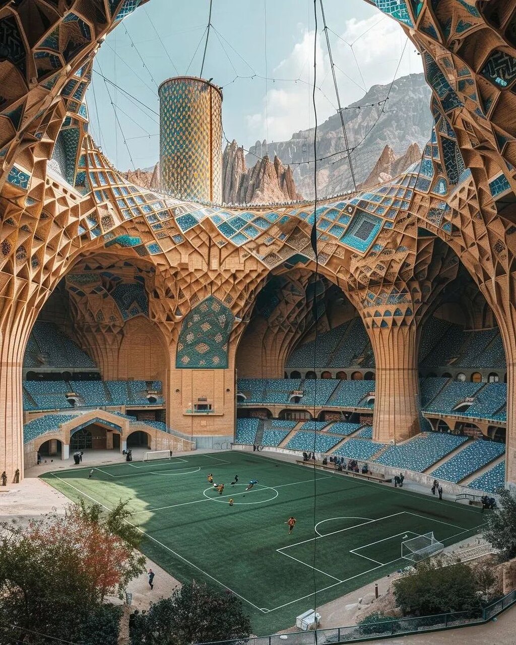 زیباترین تصاویر به روایت هوش مصنوعی از ایران المپیکی | ببینید