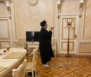 جزئیات تازه از نماز خواندن شهید رئیسی در کرملین+ ویدئو | واکنش جالب پوتین به درخواست وی