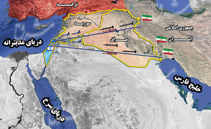 مسیر حرکت پهپاد یمنی یافا تا اراضی اشغالی | ویدئو