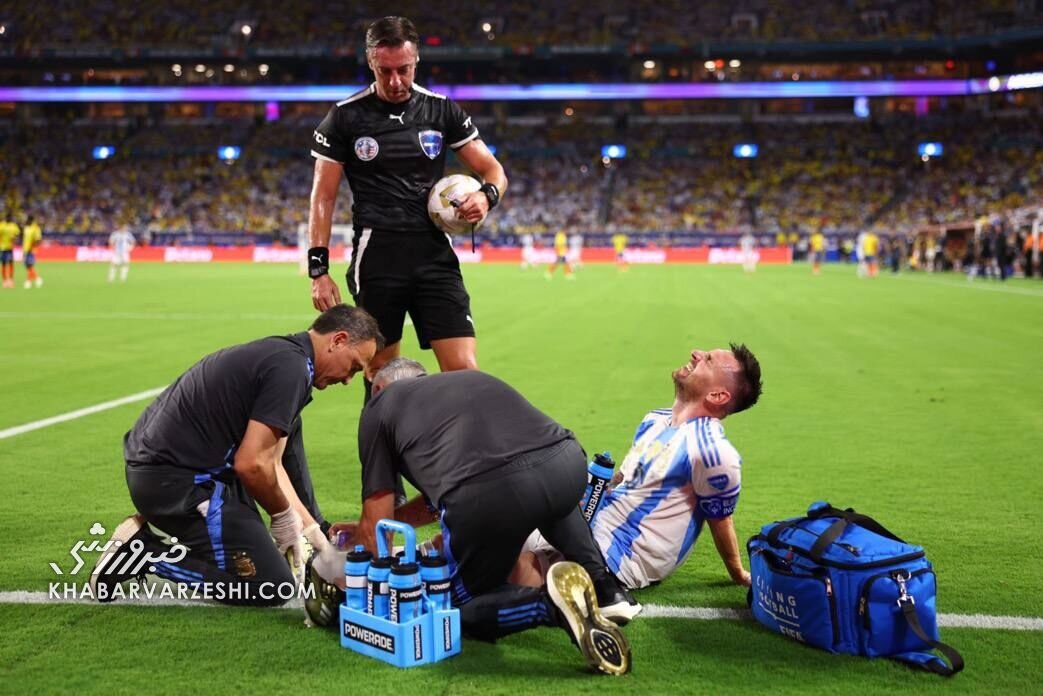 تصاویری از وضعیت مصدومیت مسی + جزئیات تازه