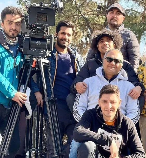 رامبد جوان و همکارانش در پشت صحنه فیلم زودپز | تصاویر