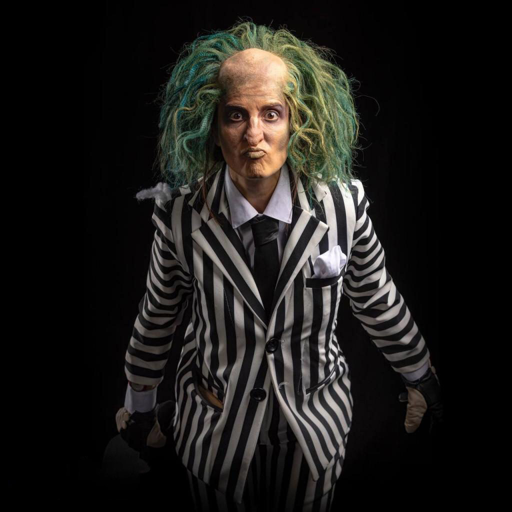 گریم بسیار متفاوت و باورنکردنی سارا بهرامی برای یک نمایش | تصاویر