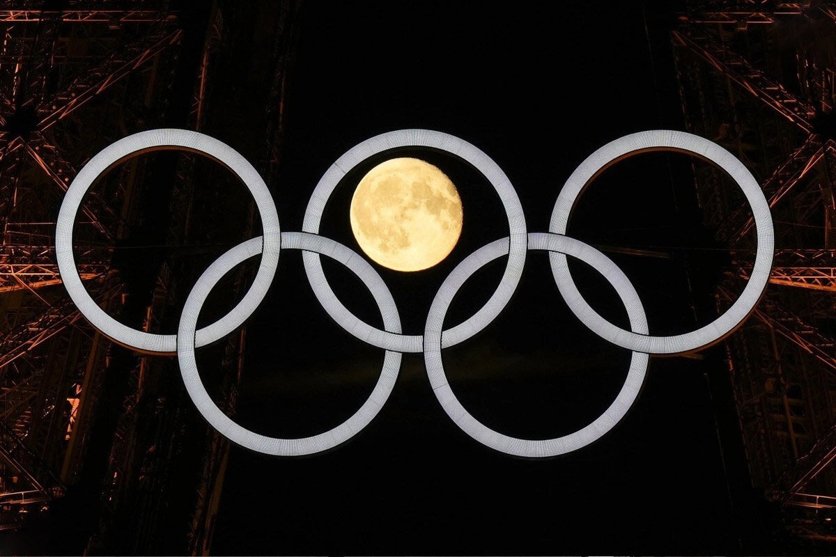 بهترین و منحصربفردترین عکس المپیک ؛ ماه، ششمین حلقه | تصاویر
