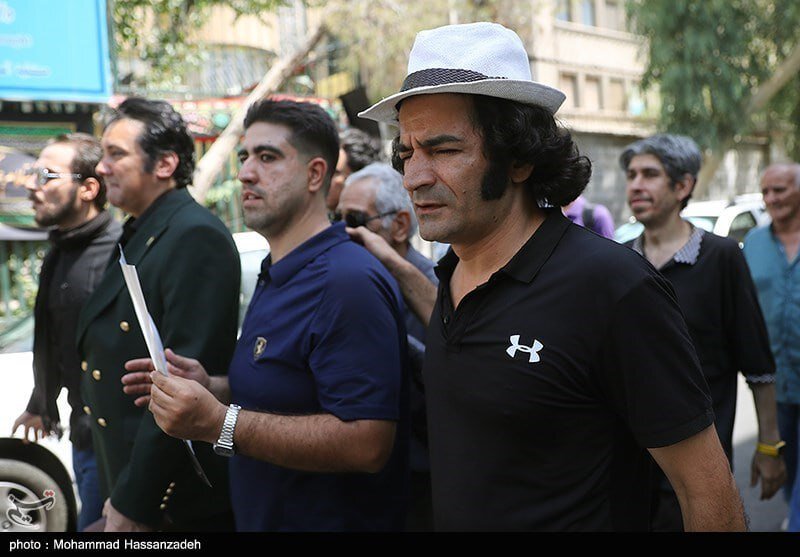 تصویر خاص و جالب از مراسم تشییع سعید راد