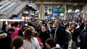 اختلال در قطارهای سریع‌السیر فرانسه و سرگردانی مسافران | ویدئو