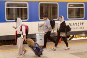 برخورد قطار مسافربری با سکو در میدان راه‌آهن تهران