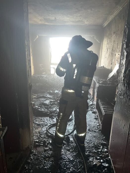 آتشسوزی در هتل رویال قائم کیش | تصاویری از محل حادثه بعد از اطفای حریق