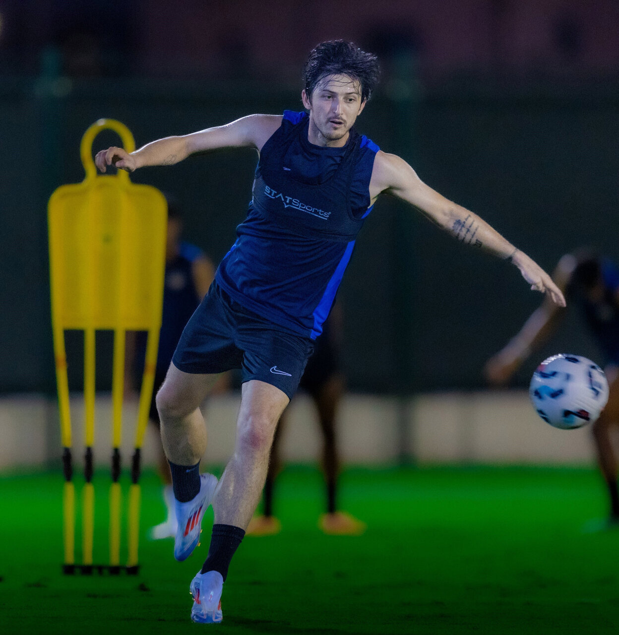 تصاویری از نخستین تمرین آزمون با شباب الاهلی | تصاویر