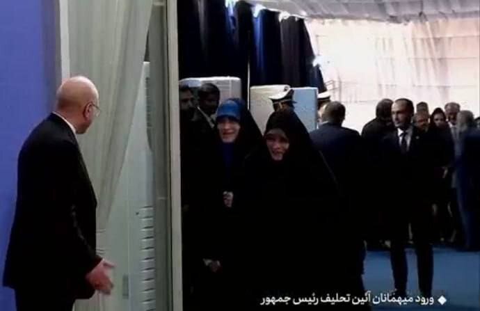 حضور خانواده قالیباف در مراسم تحلیف + عکس