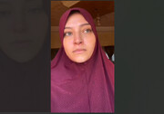 پیام بغض آلود عروس شهید اسماعیل هنیه بعد از با خبر شدن از شهادت + ویدئو | چشم‌ها اشک می‌ریزند و ...